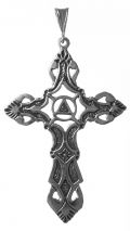 Giant Sterling cross with Unity Symbol